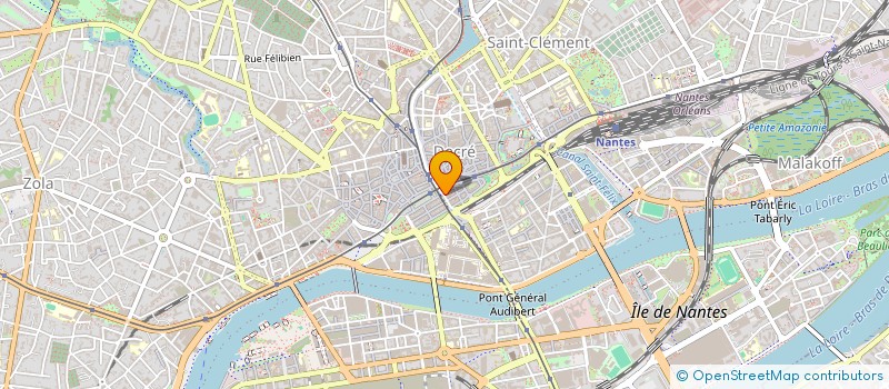 localisation de l'entreprise LE QUATUOR à NANTES