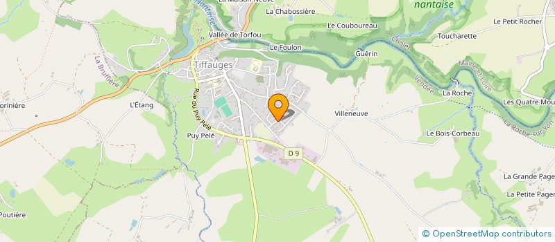 localisation de l'entreprise LE QUATUOR  TIFFAUGES