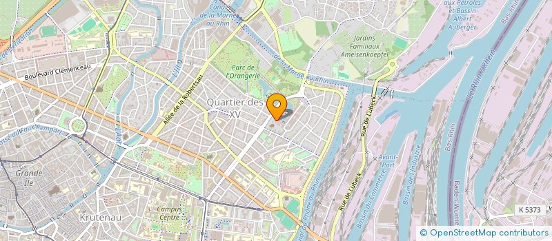 localisation de l'entreprise LE QUATUOR GARAGES à STRASBOURG