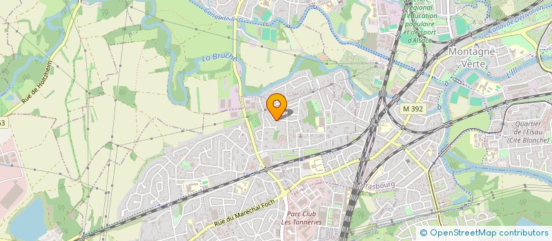 localisation de l'entreprise LE QUATUOR K  LINGOLSHEIM