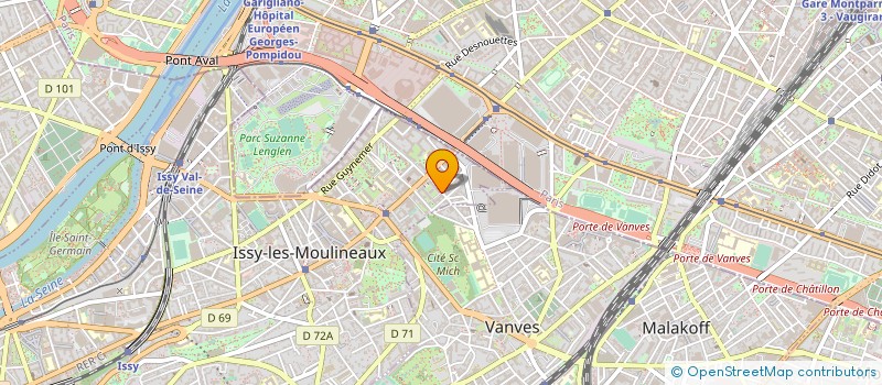 localisation de l'entreprise LE QUEEN MARY à ISSY-LES-MOULINEAUX