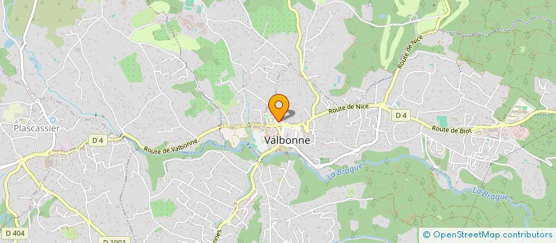 localisation de l'entreprise LE QUEEN'S  VALBONNE