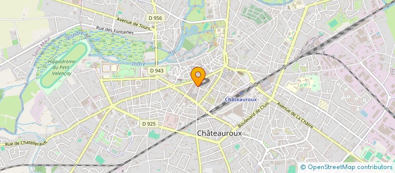 localisation de l'entreprise LE QUEEN 'S CLUB à CHATEAUROUX