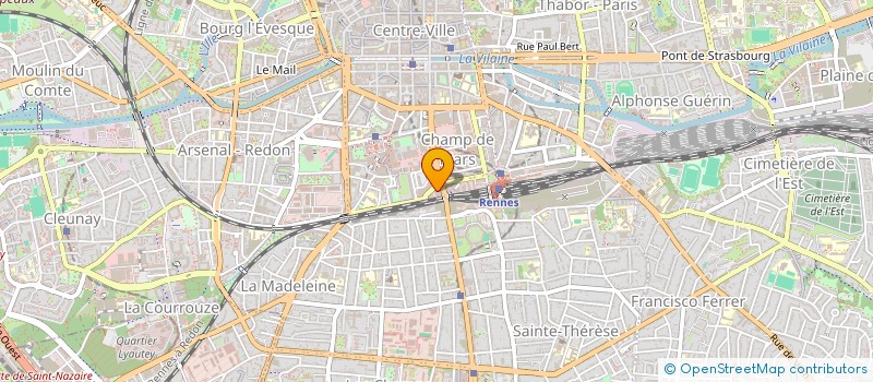 localisation de l'entreprise LE QUELLEC  RENNES