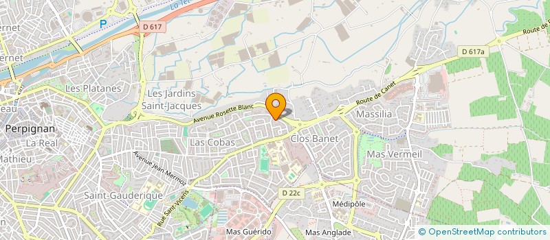 localisation de l'entreprise LE QUERCY  PERPIGNAN