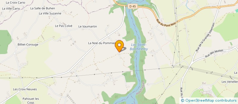 localisation de l'entreprise LE QUERE ASSAINISSEMENT à SAINT-DONAN