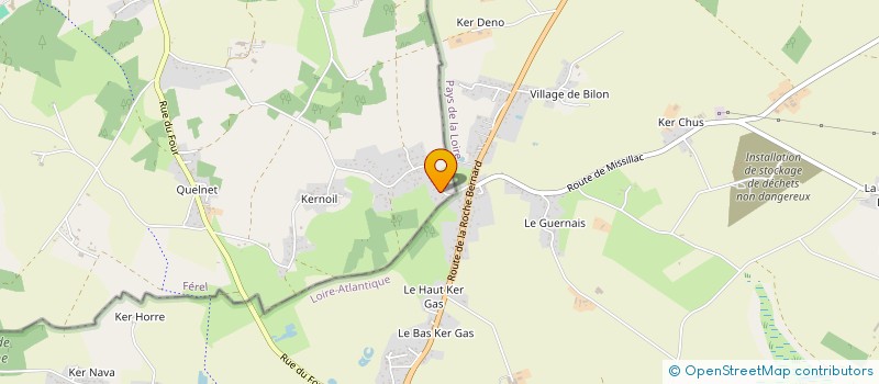 localisation de l'entreprise LE QUERE COUVERTURE  FEREL