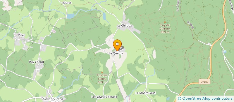 localisation de l'entreprise LE QUEROY à LA CHAPELLE-TAILLEFERT