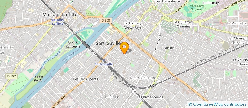 localisation de l'entreprise LE QUETZAL  SARTROUVILLE