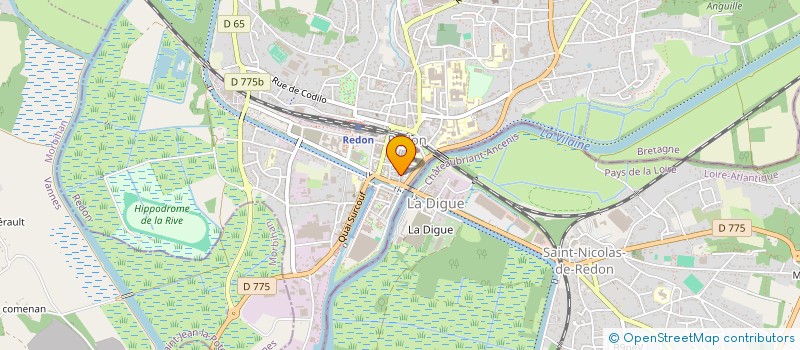 localisation de l'entreprise LE QUETZAL à REDON