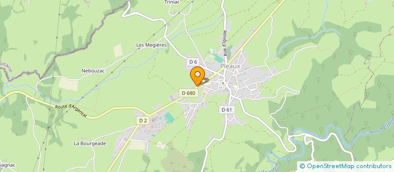 localisation de l'entreprise LE QUEYREL à PLEAUX