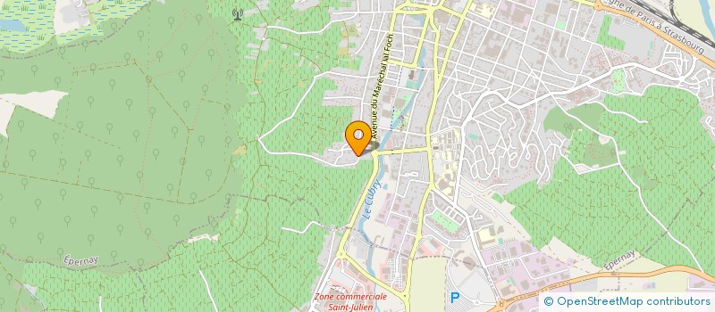 localisation de l'entreprise LE QUEYRELLIN  MANCY