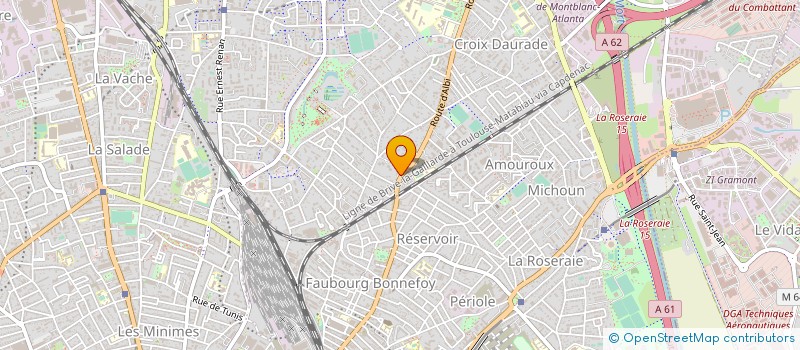localisation de l'entreprise LE QUIGNON DE CROIX DAURADE à TOULOUSE