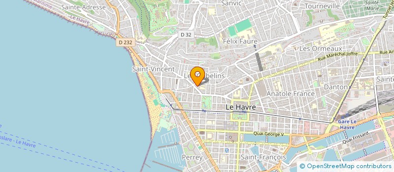 localisation de l'entreprise LE QUINT' & SENS à LE HAVRE