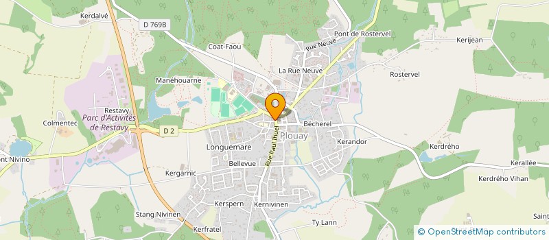 localisation de l'entreprise LE QUINTE à PLOUAY