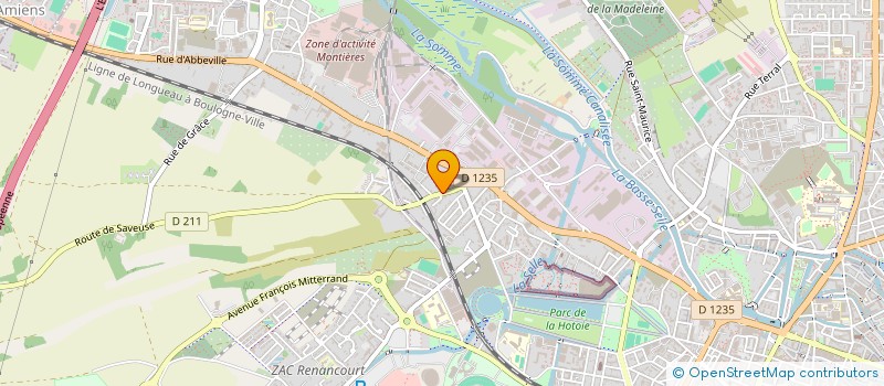 localisation de l'entreprise LE QUINTETE à AMIENS