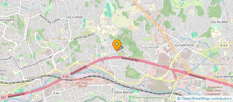 localisation de l'entreprise LE QUINZE BTP à MARSEILLE