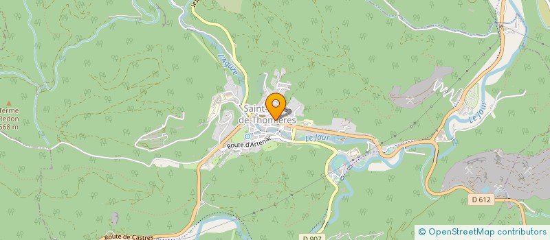 localisation de l'entreprise LE QUINZE DU HAUT LANGUEDOC  SAINT-PONS-DE-THOMIERES