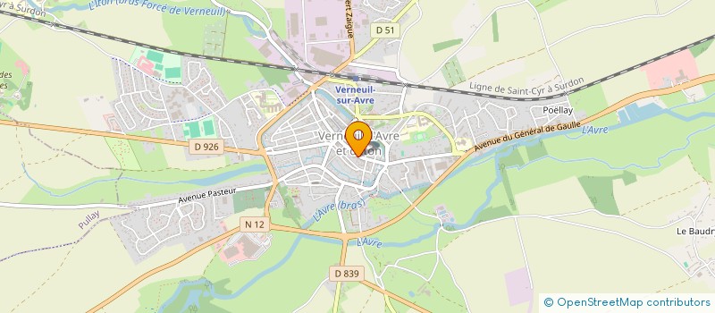 localisation de l'entreprise LE QUOTIDIEN DE PARIS EDITIONS à VERNEUIL D'AVRE ET D'ITON
