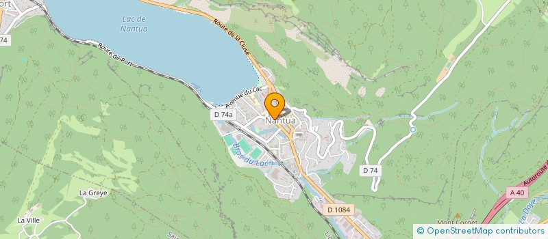 localisation de l'entreprise LE R BARBERSHOP  NANTUA