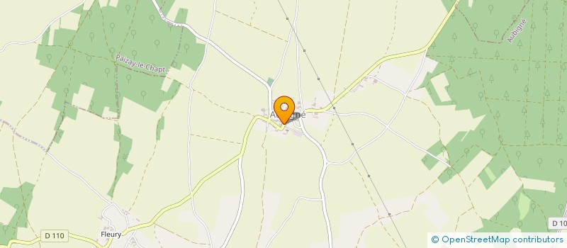 localisation de l'entreprise LE R.D.P  AUBIGNE