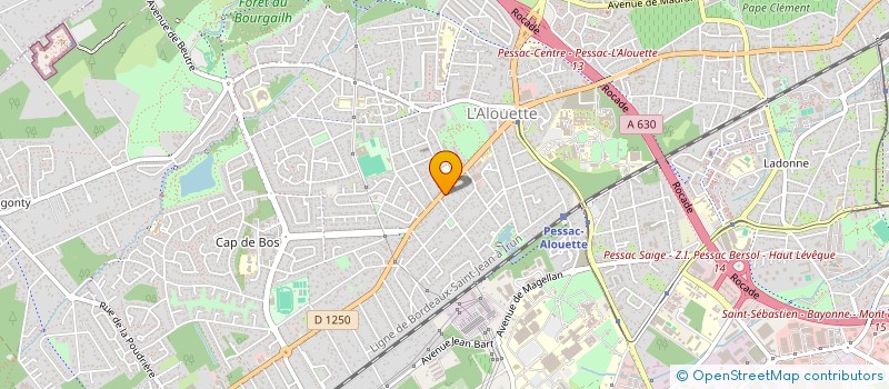 localisation de l'entreprise LE R D V à PESSAC