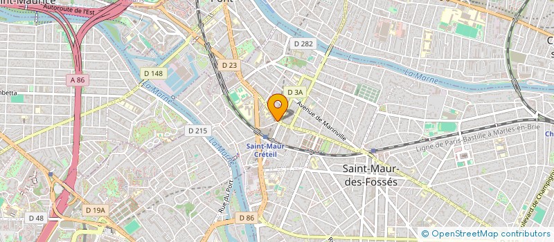 localisation de l'entreprise LE R PAR RESIDETAPE à SAINT-MAUR-DES-FOSSES