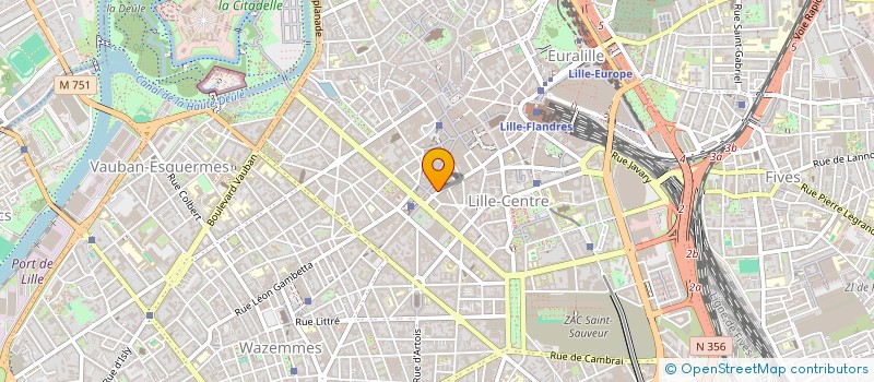 localisation de l'entreprise LE R'TRO à LILLE