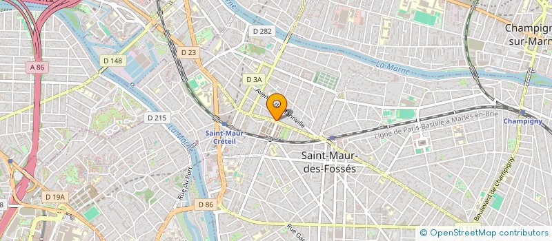 localisation de l'entreprise LE RABELAIS à SAINT-MAUR-DES-FOSSES