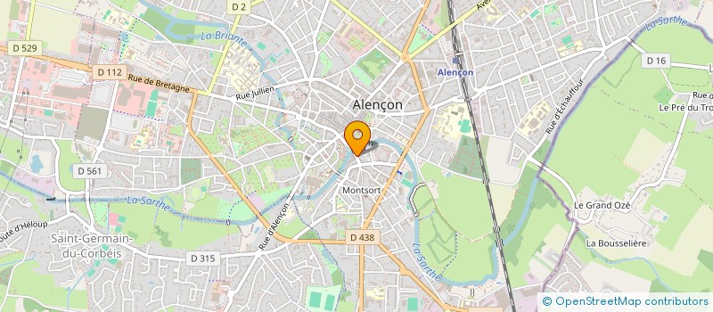 localisation de l'entreprise LE RABELAIS à ALENCON