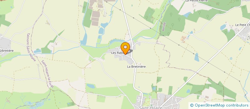 localisation de l'entreprise LE RABLAIS  SAINT-HILAIRE-LA-FORET