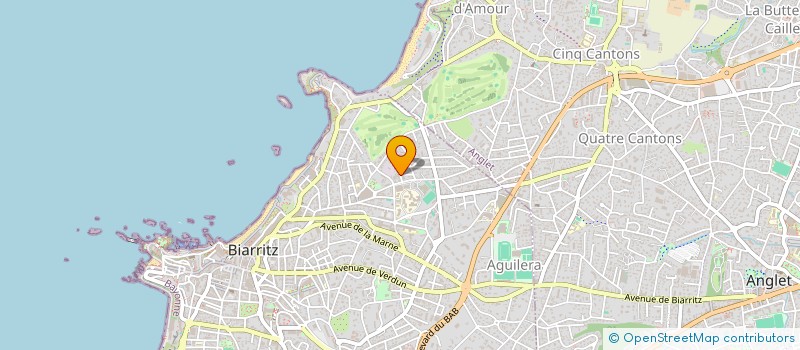 localisation de l'entreprise LE RABOT ECOLE à BIARRITZ