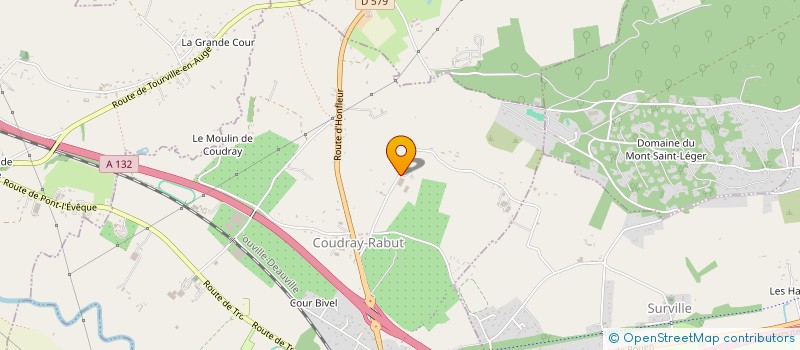 localisation de l'entreprise LE RABUT  PONT-L'EVEQUE