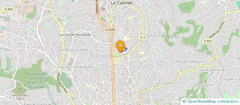 localisation de l'entreprise LE RACINE CTIM à LE CANNET