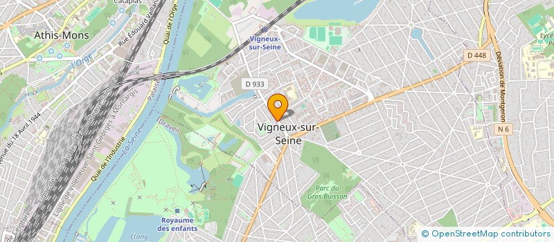 localisation de l'entreprise LE RADIATEUR FONTE à VIGNEUX-SUR-SEINE