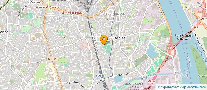 localisation de l'entreprise LE RADIS à BEGLES
