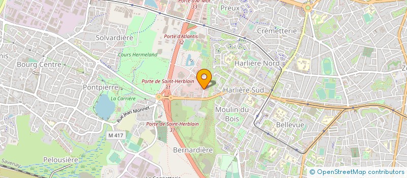 localisation de l'entreprise LE RAFFINE à SAINT-HERBLAIN