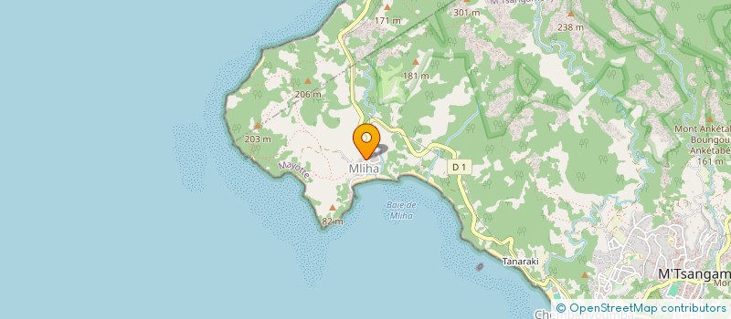 localisation de l'entreprise LE RAFLA à M'TSANGAMOUJI