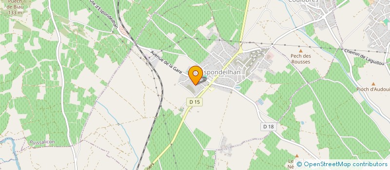 localisation de l'entreprise LE RAFOUR  ESPONDEILHAN