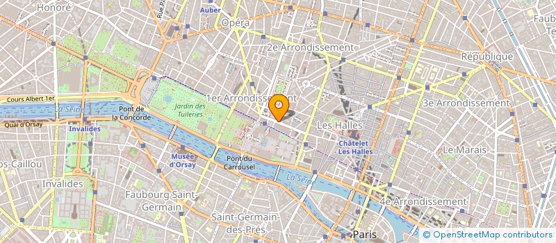 localisation de l'entreprise LE RAGUENEAU à PARIS