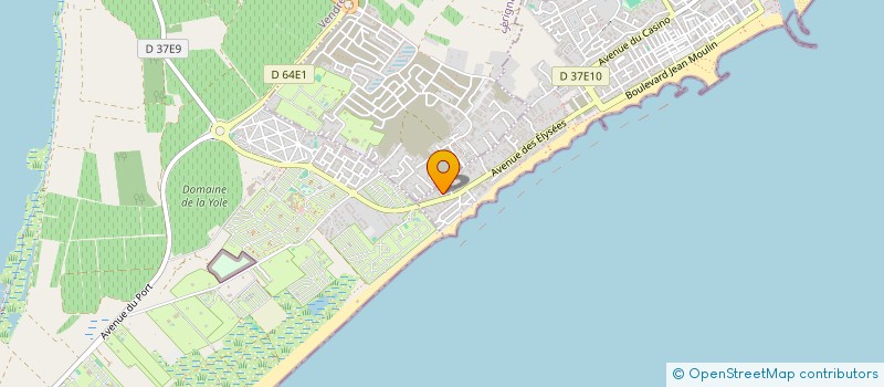 localisation de l'entreprise LE RAID DES DEUX SOEURS  VALRAS-PLAGE