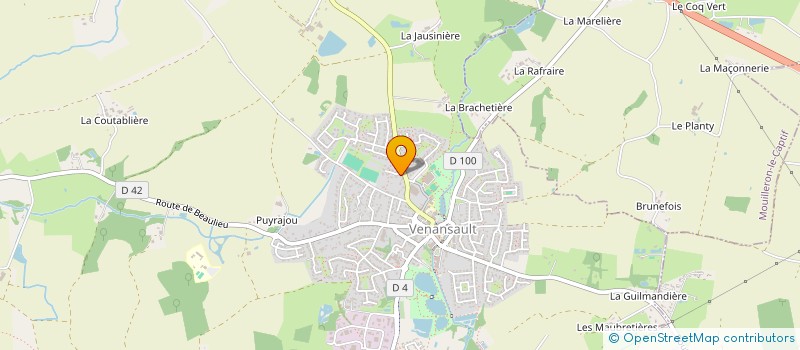 localisation de l'entreprise LE RAID'PEARL à VENANSAULT