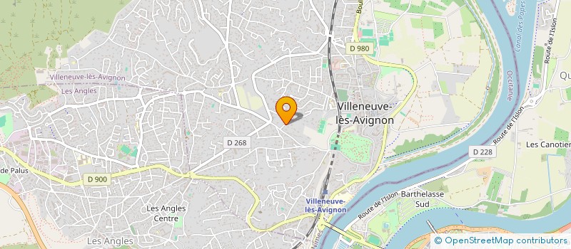localisation de l'entreprise LE RAIDILLON  VILLENEUVE-LES-AVIGNON