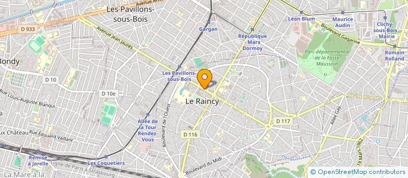 localisation de l'entreprise LE RAINCY CHARLES AUTOMOBILES à LE RAINCY
