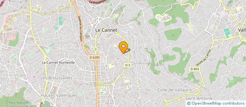 localisation de l'entreprise LE RAISIN DE VIVRE  GRASSE