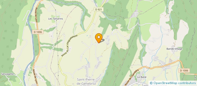 localisation de l'entreprise LE RAJAT  SAINT-PIERRE-DE-GENEBROZ