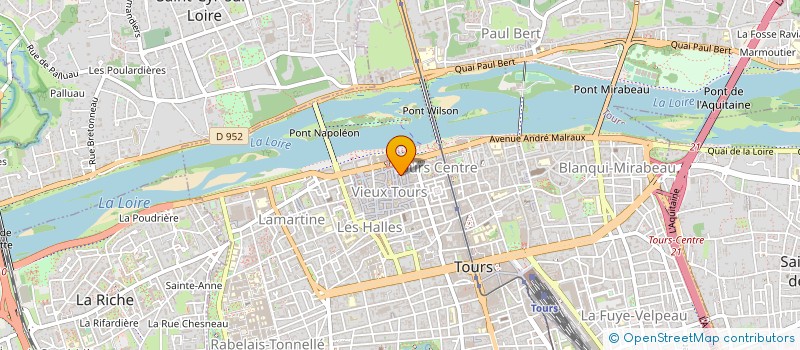 localisation de l'entreprise LE RALLIEMENT MUTUELLE COMPAGNON DEVOIR à TOURS