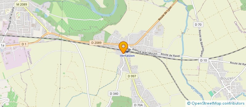 localisation de l'entreprise LE RALLITO  VERTAIZON