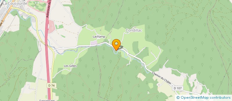 localisation de l'entreprise LE RALLYE  LA COUCOURDE