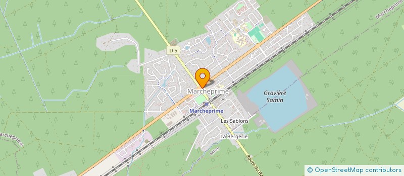 localisation de l'entreprise LE RALLYE  MARCHEPRIME